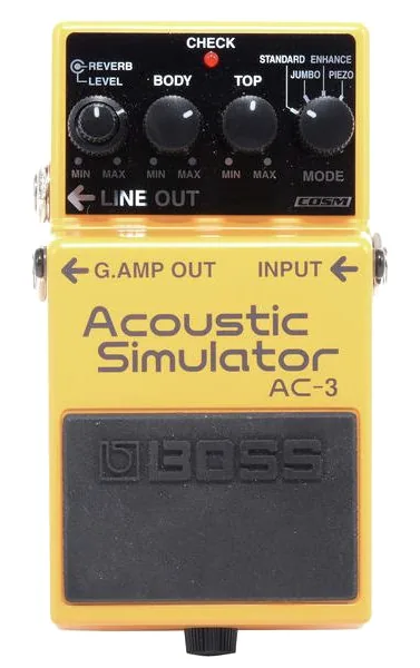 Boss AC-3 Acoustic Simulator, yksityiskohta 3