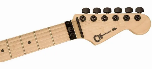 Charvel PM SC1 SRS HH FR MN Black, yksityiskohta 5