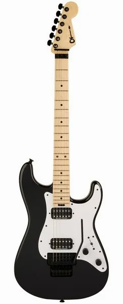 Charvel PM SC1 SRS HH FR MN Black edestä