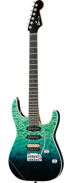 Charvel Pro Mod Plus DK24 HSS BLCU edestä
