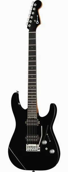 Charvel Pro Mod Plus DK24 RVEN BLK edestä