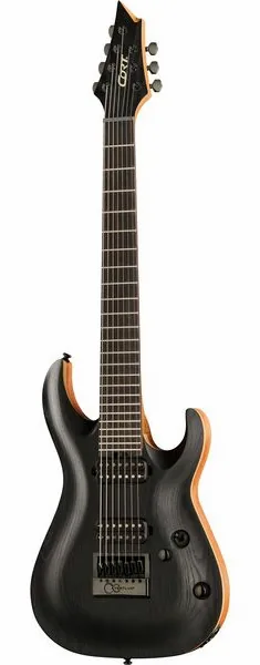 Cort KX707 Evertune Open Pore Black edestä