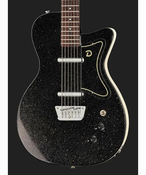 Danelectro 56 Baritone Black Metal Flake, yksityiskohta 4