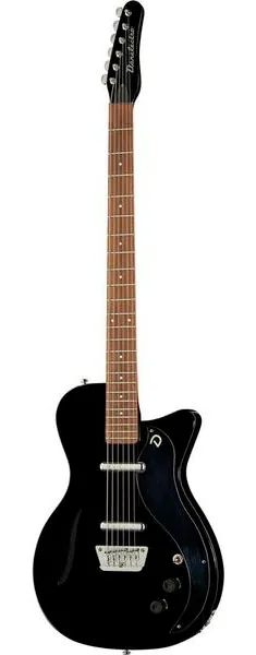 Danelectro 56 Vintage Baritone Black edestä