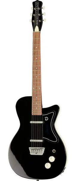 Danelectro 57 Limo Black edestä