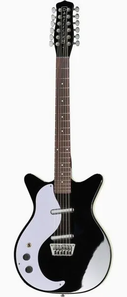 Danelectro 59 Dano 12 Lefthand BK edestä