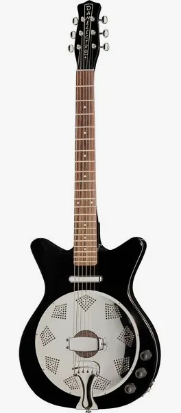 Danelectro 59 Resonator BK edestä