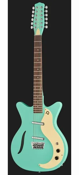 Danelectro 59 Vintage 12 String Dark Aqua, yksityiskohta 2