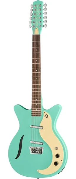 Danelectro 59 Vintage 12 String Dark Aqua edestä