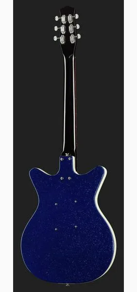 Danelectro 59M NOS+ Blue Metalflake 60th, yksityiskohta 3