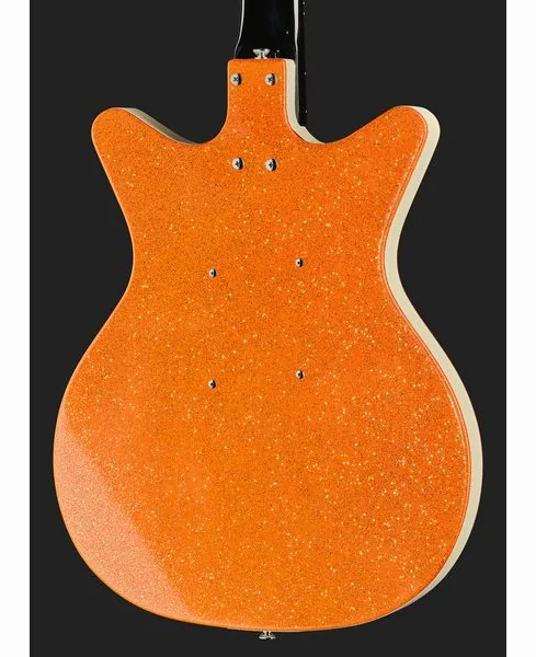 Danelectro 59M NOS+ Orange Metalflake, yksityiskohta 5