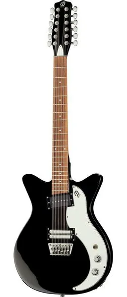 Danelectro 59X12 Black edestä