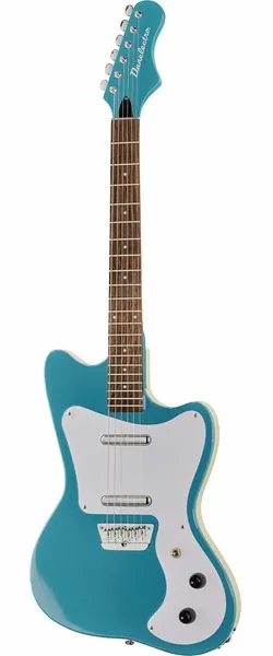 Danelectro 67 Aqua edestä