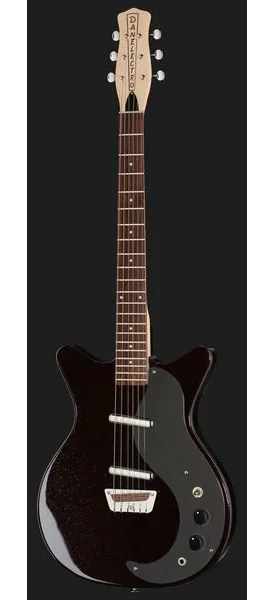 Danelectro Classic 59 Maroon Silver Glitt, yksityiskohta 2