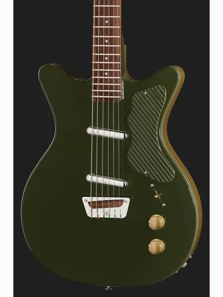 Danelectro Dan O. Cool Baritone Green, yksityiskohta 4