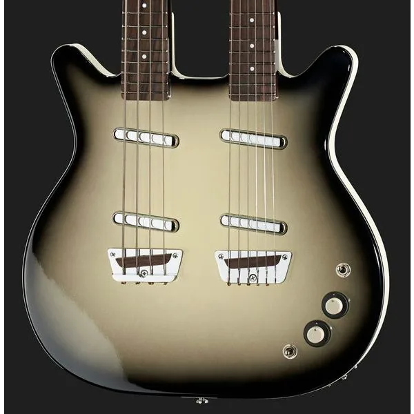 Danelectro DB604 Black Burst, yksityiskohta 4