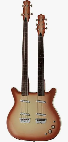 Danelectro DB604 Copper Burst edestä