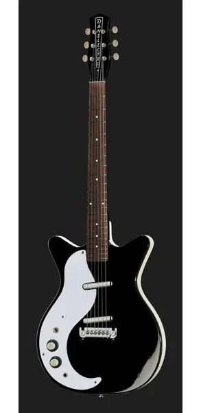 Danelectro DE 59M LH NOS+ Black, yksityiskohta 2