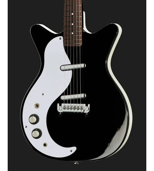 Danelectro DE 59M LH NOS+ Black, yksityiskohta 4