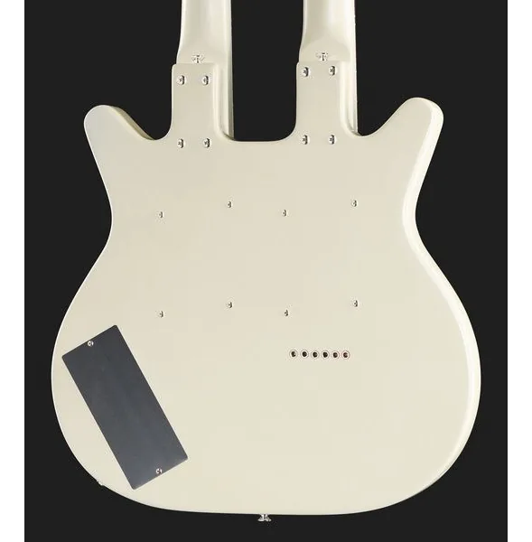 Danelectro Doubleneck 612 White, yksityiskohta 5