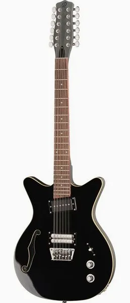 Danelectro Fifty Niner 12 String BK Top edestä