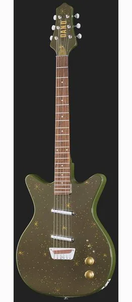 Danelectro Golden 1950's Green, yksityiskohta 2