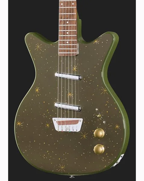 Danelectro Golden 1950's Green, yksityiskohta 4