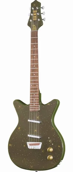 Danelectro Golden 1950's Green edestä