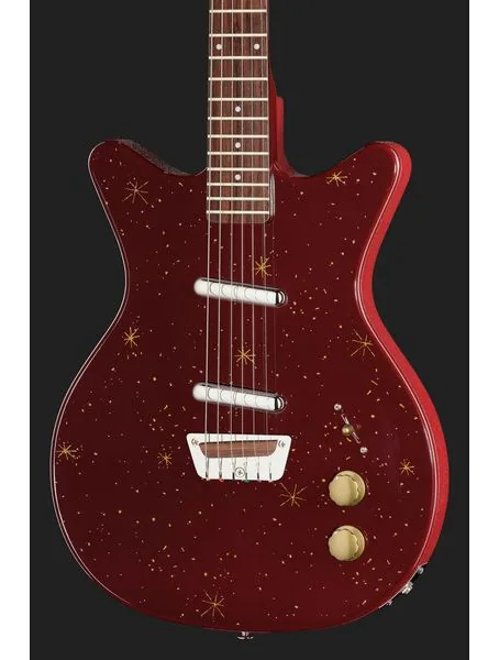Danelectro Golden 1950's Maroon, yksityiskohta 4