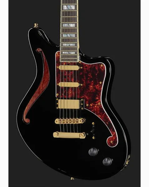 DAngelico Deluxe Bedford SH BK, yksityiskohta 4