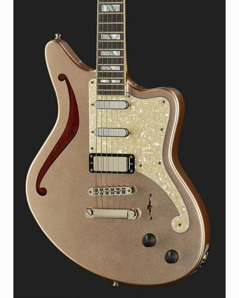 DAngelico Deluxe Bedford SH Desert Gold, yksityiskohta 4