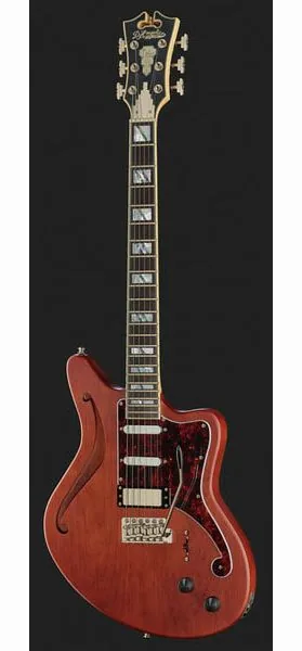 DAngelico Deluxe Bedford SH Matte Walnut, yksityiskohta 2