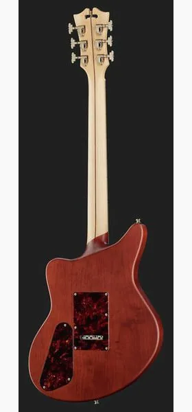 DAngelico Deluxe Bedford SH Matte Walnut, yksityiskohta 3