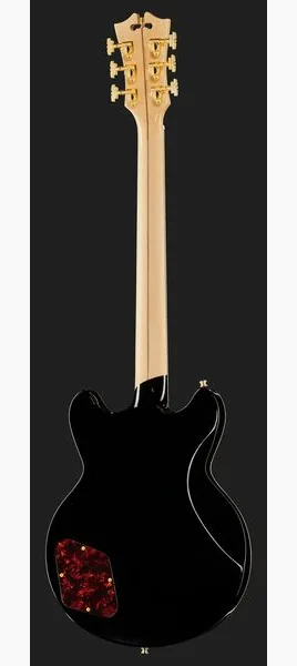DAngelico Deluxe Brighton Solid Black, yksityiskohta 3