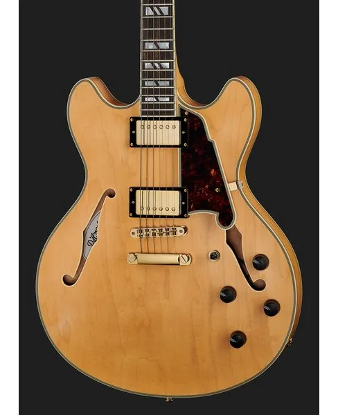 DAngelico Deluxe DC Satin Honey, yksityiskohta 4