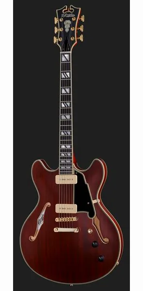 DAngelico Deluxe DC Satin Trans Wine, yksityiskohta 2
