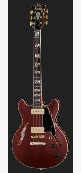 DAngelico Deluxe Mini DC Satin Trans Win, yksityiskohta 2