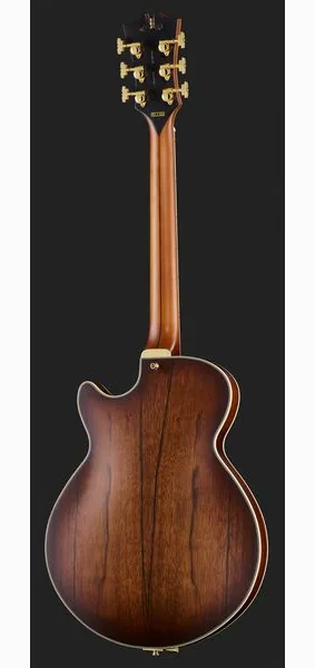 DAngelico Deluxe SS Satin Brown Burst, yksityiskohta 3