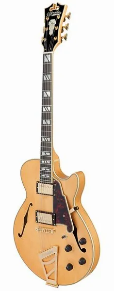 DAngelico Deluxe SS Satin Honey, yksityiskohta 3