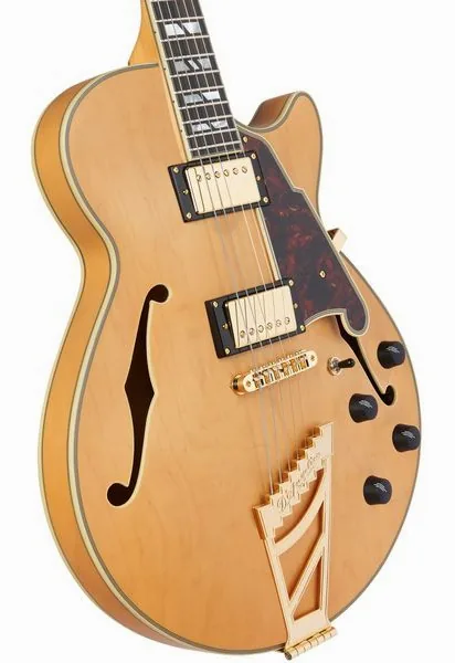 DAngelico Deluxe SS Satin Honey, yksityiskohta 5