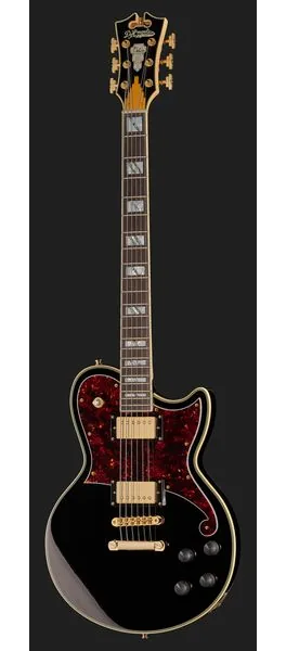 DAngelico DLX Atlantic Bariton Solid BLK, yksityiskohta 2