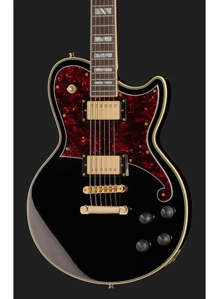 DAngelico DLX Atlantic Bariton Solid BLK, yksityiskohta 4