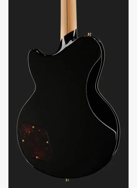 DAngelico DLX Atlantic Bariton Solid BLK, yksityiskohta 5