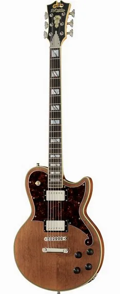 DAngelico DLX Atlantic Baritone Walnut edestä