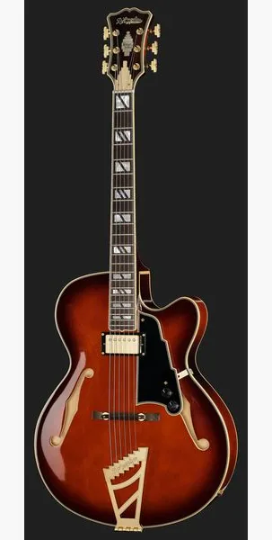 DAngelico Excel 16 Amaretto Burst, yksityiskohta 2