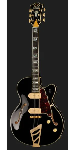 DAngelico Excel 59 Solid Black, yksityiskohta 2