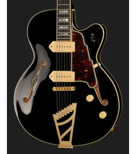 DAngelico Excel 59 Solid Black, yksityiskohta 4