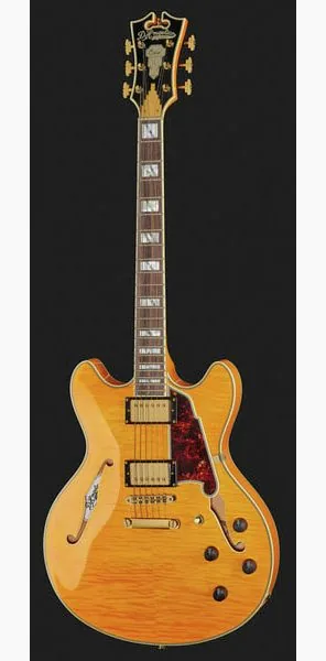 DAngelico Excel DC Vintage Natural, yksityiskohta 2