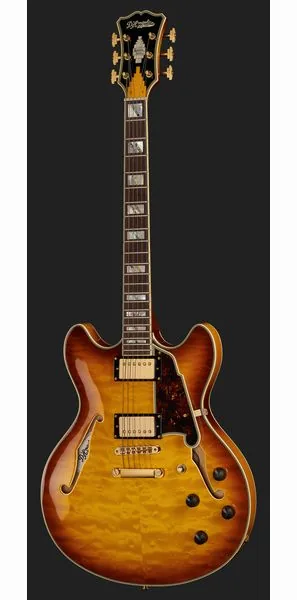 DAngelico Excel DC XT Iced Tea Quilt, yksityiskohta 2