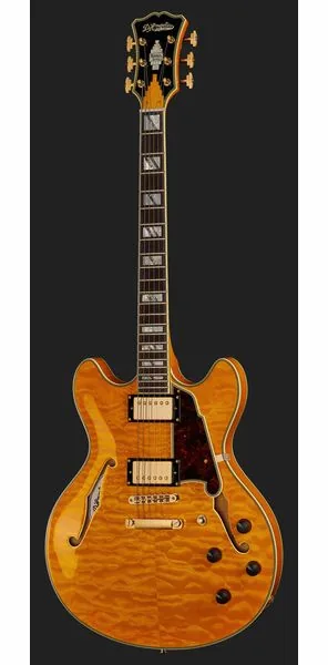 DAngelico Excel DC XT Vintage Nat Quilt, yksityiskohta 2